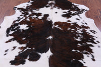 Thumbnail for Tricolor Natural Cowhide Rug - Large 6'10