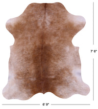 Thumbnail for Brown Natural Cowhide Rug - X-Large 7'6