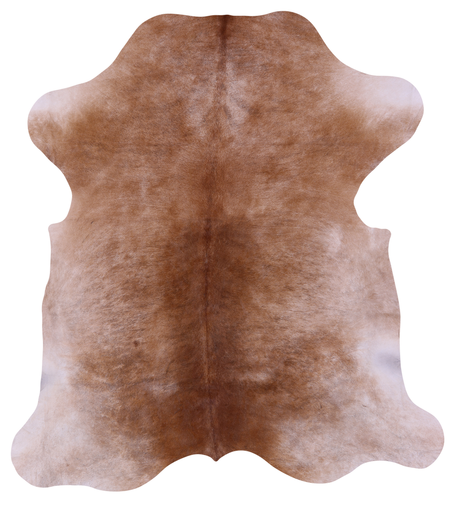 Light Brown Natural Cowhide Rug - X-Large 7'6"H x 6'9"W