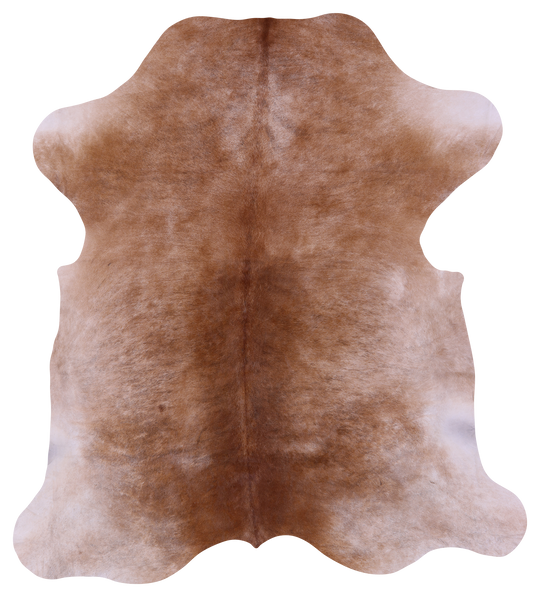 Brown Natural Cowhide Rug - X-Large 7'6"H x 6'9"W