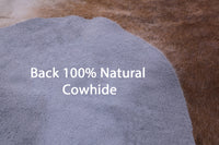 Thumbnail for Brown Natural Cowhide Rug - X-Large 7'6