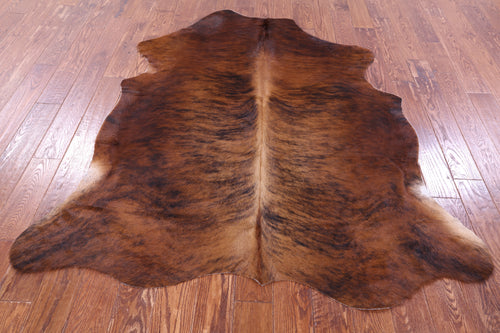 Brindle Natural Cowhide Rug - Large 6'5