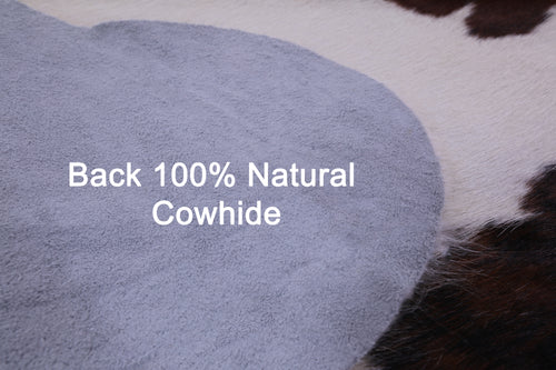 Tricolor Natural Cowhide Rug - X-Large 7'2