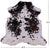 Salt & Pepper Natural Brown Cowhide Rug - Medium 6'2"H x 6'0"W