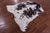 Salt & Pepper Natural Brown Cowhide Rug - Medium 6'2"H x 6'0"W