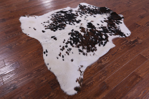 Salt & Pepper Natural Brown Cowhide Rug - Medium 6'2