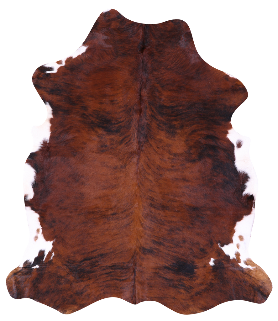 Brindle Natural Cowhide Rug - X-Large 7'2"H x 6'2"W