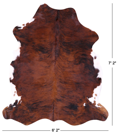 Brindle Natural Cowhide Rug - X-Large 7'2