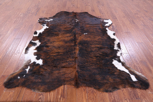 Tricolor Natural Cowhide Rug - Large 6'11
