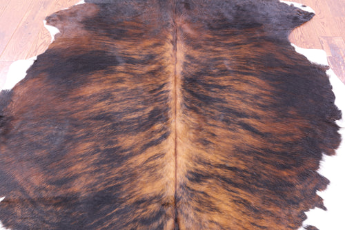 Brindle Natural Cowhide Rug - Large 6' 8