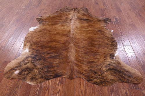 Brindle Natural Cowhide Rug - Large 6'7