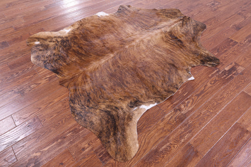 Brindle Natural Cowhide Rug - Large 6'7