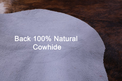 Brindle Natural Cowhide Rug - Large 6'7