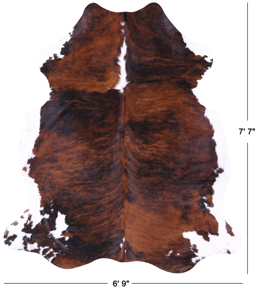 Brindle Natural Cowhide Rug - X-Large 7'7