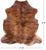 Light Brindle Natural Cowhide Rug - Large 6'6"H x 5'10"W