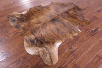 Thumbnail for Light Brindle Natural Cowhide Rug - Large 6'6