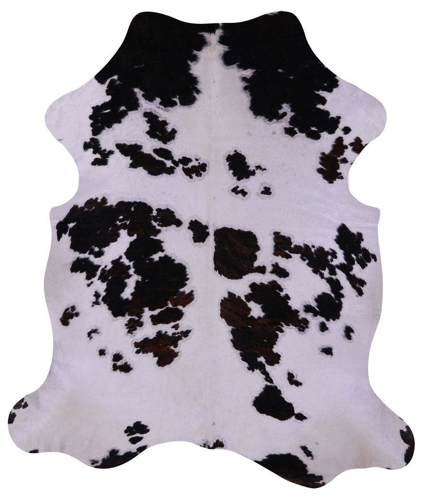 Tricolor Natural Cowhide Rug - X-Large 7'0"H x 6'2"W