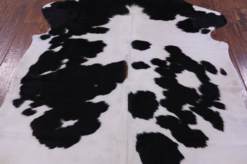 Black & White Natural Cowhide Rug - X-Large 7'0