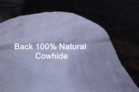 Thumbnail for Dark Brindle Natural Cowhide Rug - Large 6'8