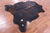 Dark Brindle Natural Cowhide Rug - Large 6'8"H x 6'4"W