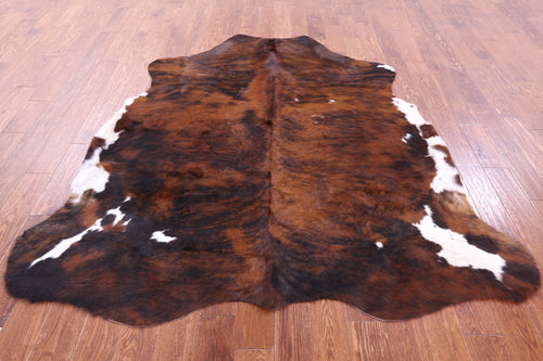 Brindle Natural Cowhide Rug - X-Large 7' 3