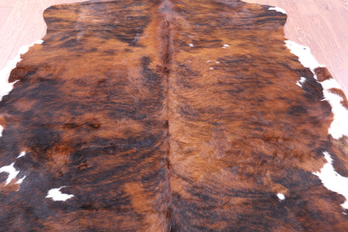 Brindle Natural Cowhide Rug - X-Large 7' 3