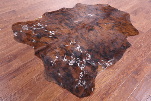 Brindle Natural Cowhide Rug - X-Large 7' 0