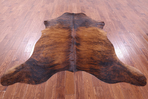 Brindle Natural Cowhide Rug - Large 6' 11
