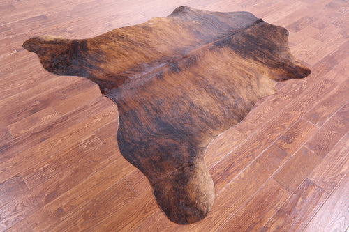 Brindle Natural Cowhide Rug - Large 6' 11