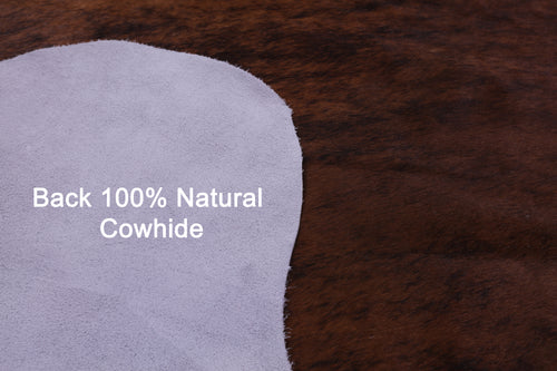 Brindle Natural Cowhide Rug - Large 6' 11