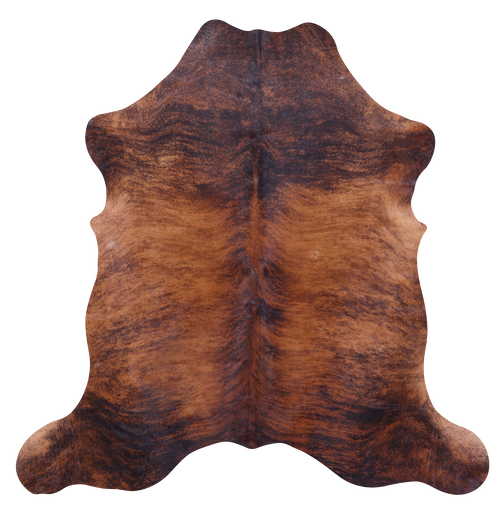 Brindle Natural Cowhide Rug - Large 6' 11