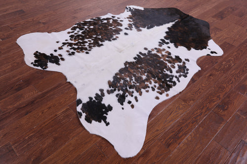 Tricolor Natural Cowhide Rug - Large 6' 7