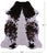 Tricolor Natural Cowhide Rug - Large 6' 7"H x 5' 8"W