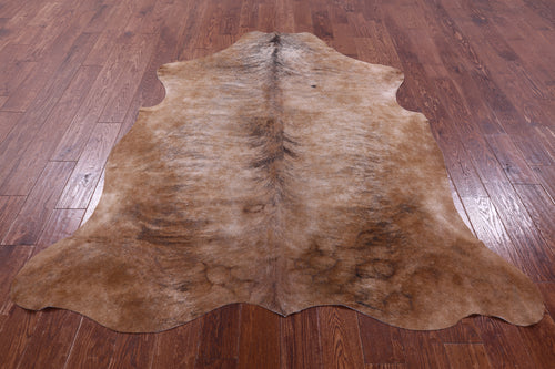 Light Brindle Natural Cowhide Rug - X-Large 7' 0