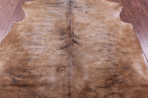 Light Brindle Natural Cowhide Rug - X-Large 7' 0