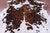 Tricolor Natural Cowhide Rug - Large 6'4"H x 5'11"W