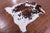 Tricolor Natural Cowhide Rug - Large 6'4"H x 5'11"W