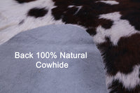 Thumbnail for Tricolor Natural Cowhide Rug - Large 6'4