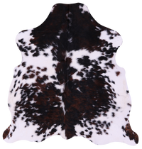 Thumbnail for Tricolor Natural Cowhide Rug - Medium 5'9