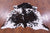 Tricolor Natural Cowhide Rug - Medium 5'9"H x 5'4"W
