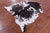 Tricolor Natural Cowhide Rug - Medium 5'9"H x 5'4"W