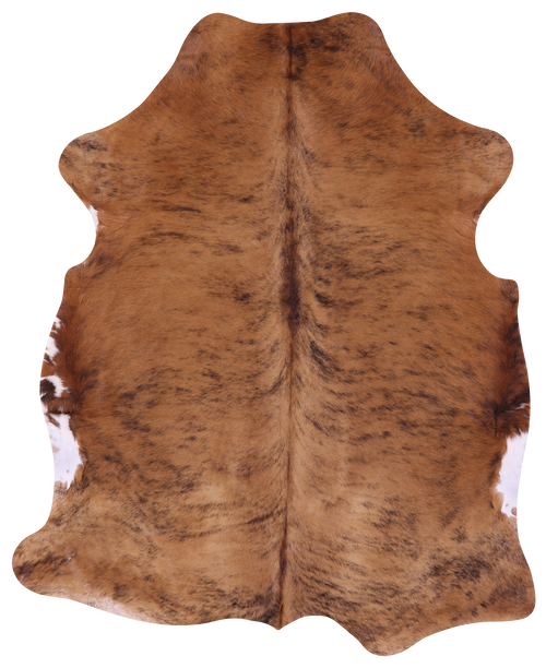 Light Brindle Natural Cowhide Rug - X-Large 7'0