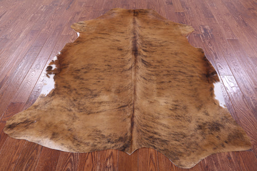 Light Brindle Natural Cowhide Rug - X-Large 7'0