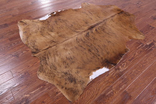 Light Brindle Natural Cowhide Rug - X-Large 7'0