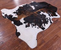 Thumbnail for Tricolor Natural Cowhide Rug - X-Large 7'3