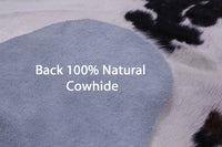 Thumbnail for Tricolor Natural Cowhide Rug - X-Large 7'3