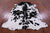 Black & White Natural Cowhide Rug - X-Large 7'0"H x 5'8"W