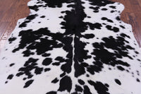 Thumbnail for Black & White Natural Cowhide Rug - X-Large 7'0