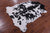 Black & White Natural Cowhide Rug - X-Large 7'0"H x 5'8"W