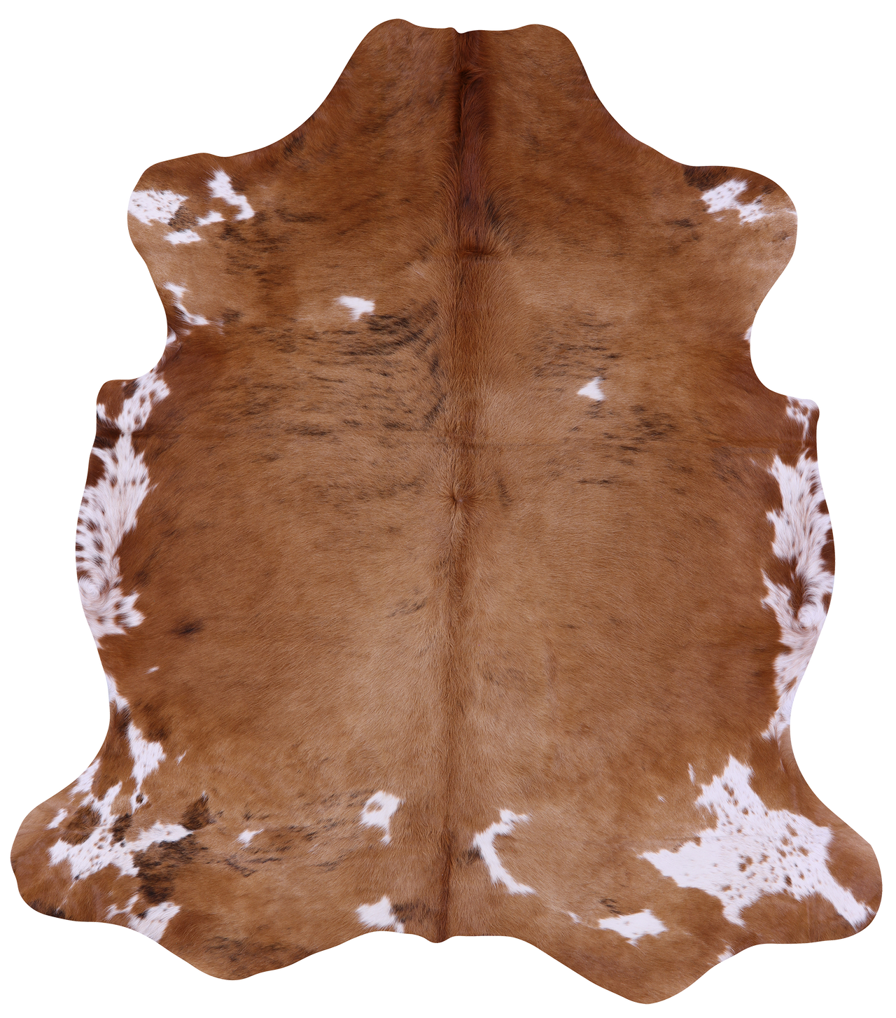 Light Brown Natural Cowhide Rug - X-Large 7'2"H x 6'2"W